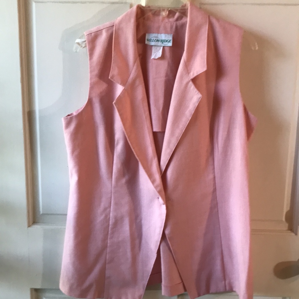 Vintage 2-Piece Sleeveless Jacket and Pants